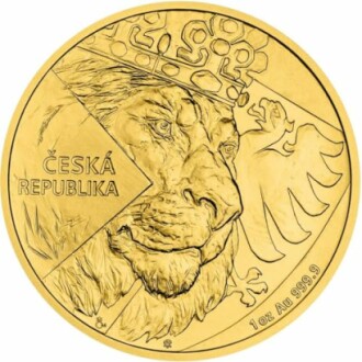 Czech Lion Gold Coin 2024
