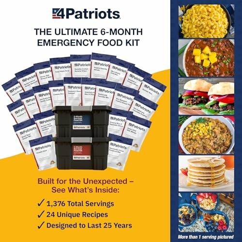 4Patriots 6-Month Survival Food Kit