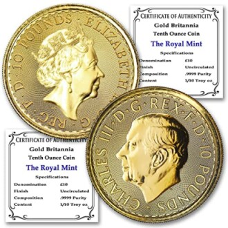 British Gold Britannia Coins
