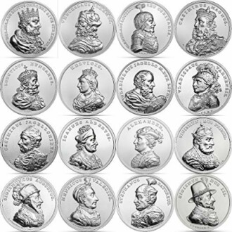 PL 2013-2019 Poland Silver 50 Zloty 16 Coins Treasury Coin