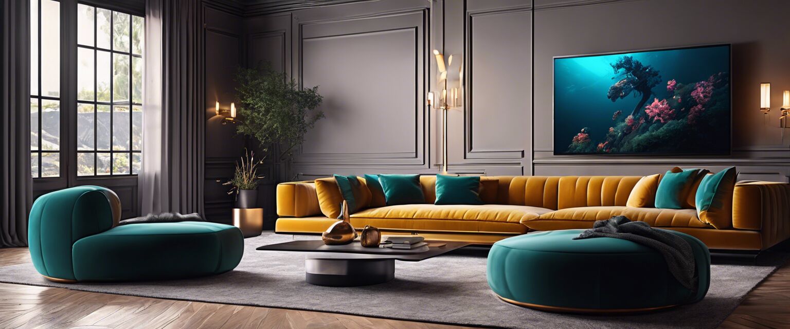 Luxury TV in a living room