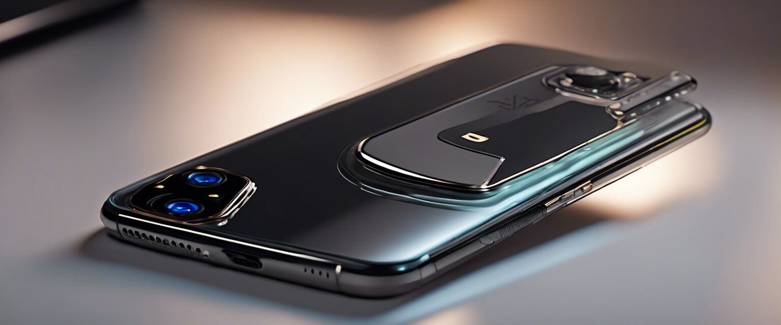 Premium smartphone on a table