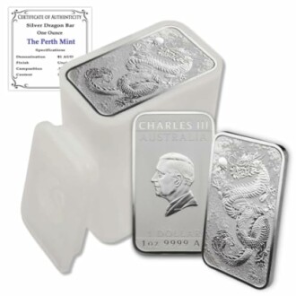 2024 Australian Silver Dragon Bars