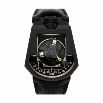 UR 202 Automatic Black Dial Watch