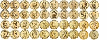 2007 Presidential Dollar Coin Set