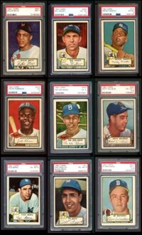 1952 Topps Baseball All-PSA Almost Complete Set