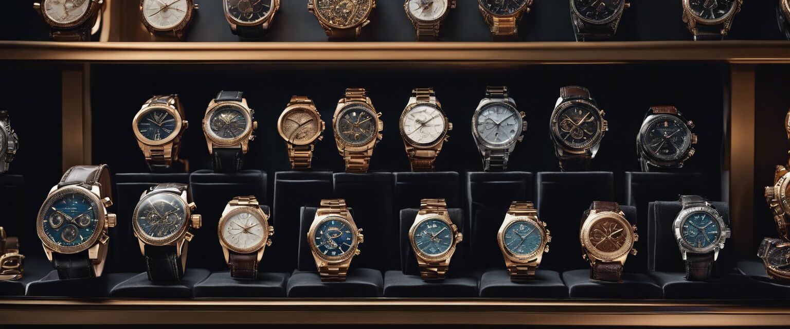 Luxury watch collection