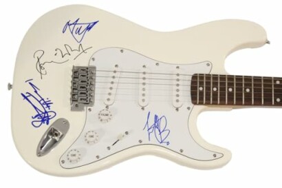 Stones Signed Autograph Guitar